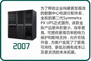 体积更小，效率更高，可提供更高功率的供电保护和电力支持，允许在线升级