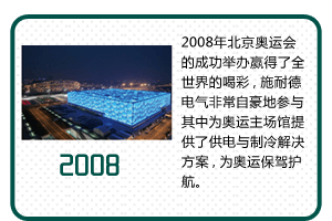 为奥运主场馆提供了供电与制冷解决方案